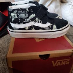 Little Boy Van's Shoes Size 11 