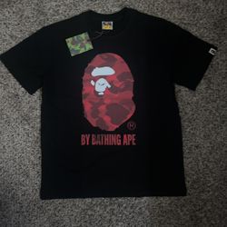 Red Camo Bape Tee