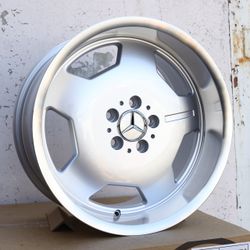 18 INCH SQUARED SET MERCEDES AMG AERO CLASSIC MONOBLOCK STYLE WHEELS 18X9 +35 (5X112) CB: 66.6
