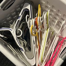 Free plastic hangers 