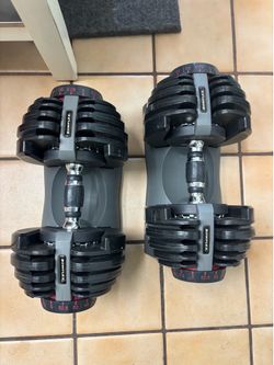 Bowflex dumbbells