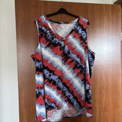 LuLaRoe Sleeveless Tunic Tank Top 3XL