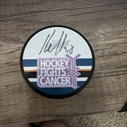 Tomas Hertl Signed Puck