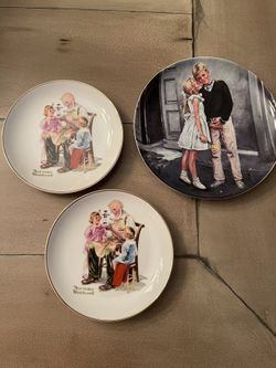 Norman Rockwell Plates