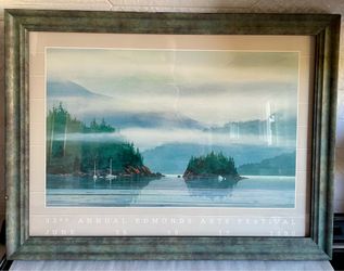 Vintage Limited Edition Official Poster for the 33rd Annual Edmonds Arts Festival (1990)