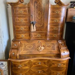 Antique Selva Maria Theresia Secretary Desk. 
