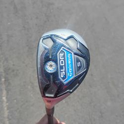 Golf Clubs! Left Handed TaylorMade SLDR S 3 Hybrid!