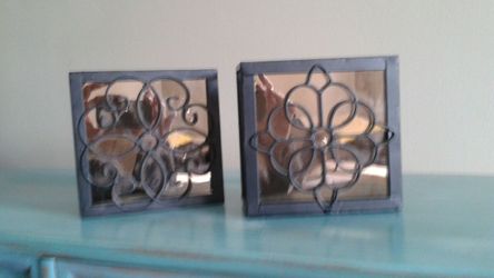 Wall decoration candle holders