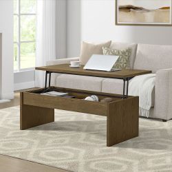 Rectangular Wood Grain Coffee Table NEW