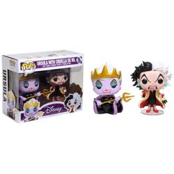 Funko Pop! Disney Ursula with Cruella de Vil 2pk Hot Topic Exclusive
