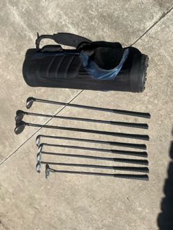 Golf bag and club set