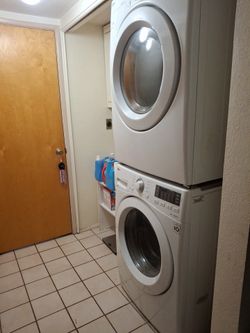 LG Stackable Front Loading Washer and Driver