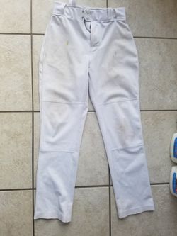 Rawlings Youth White Large Long Baseball Pants
