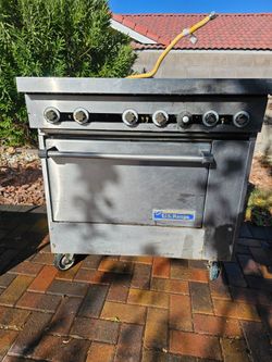 Us range 6 burner commercial stove