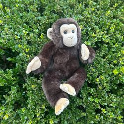 Ganz Webkinz 2007 Signature 11" Chimpanzee Stuffed Animal Plush WKSS2007