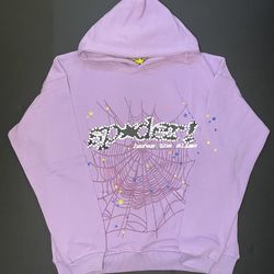 Sp5der Purple Hoodie