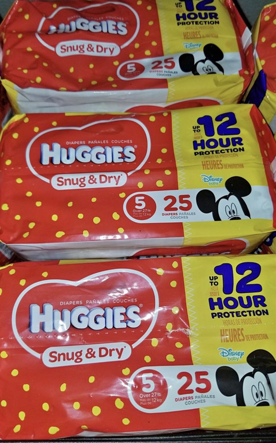 Huggies sizes 1-6 $6 if u purchase 5 or more $5,I also have pull ups @$7