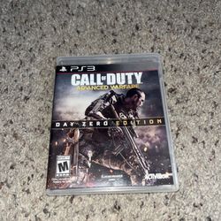 PS3 Game Call Of Duty Advanced Warfare Day Zero Edition
