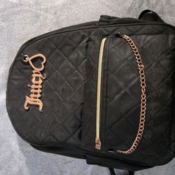 Juicy Couture Back Pack  Black No Rips No Stains $15