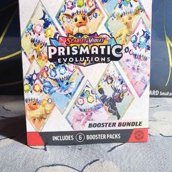 Prismatic booster bundle  Pokémon