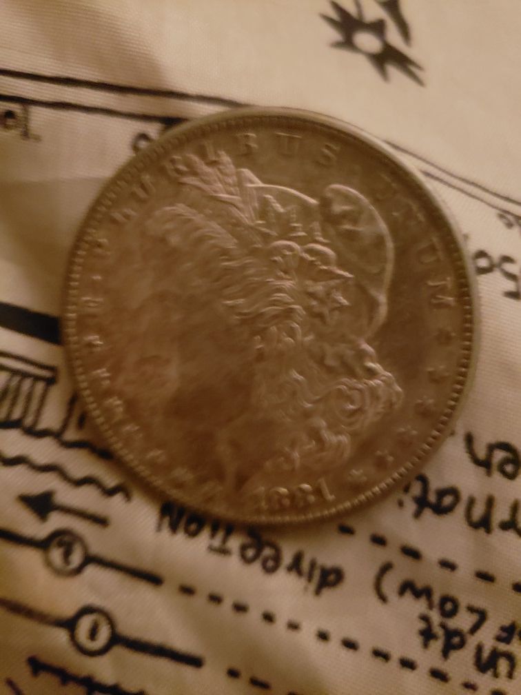 Morgan 1881 Silver Dollar