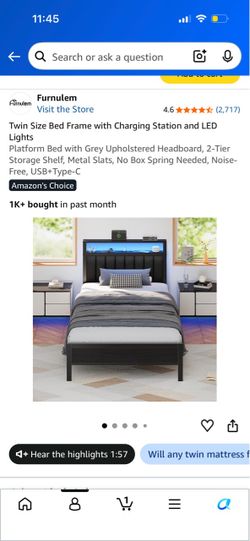 Twin bed