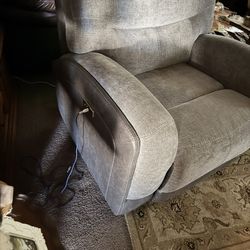 Gray Reclining Chair