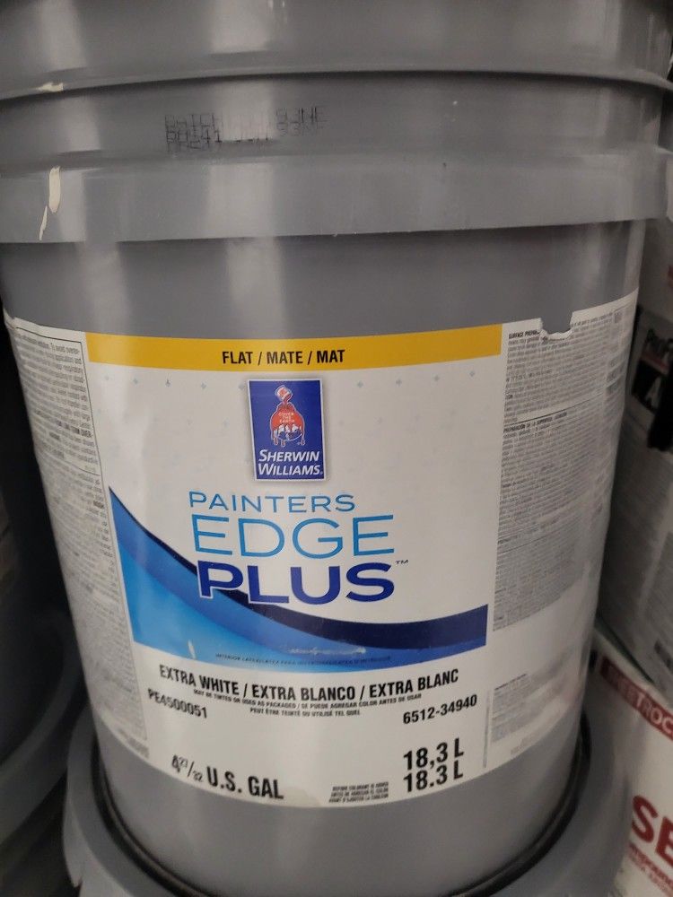 5 Gallon Sherwin Williams Painters EDGE PLUS Latex