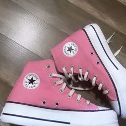Pink Size 6 Platform Converse 