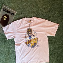 White Bape Tee