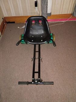 Hoverboard kart with lights
