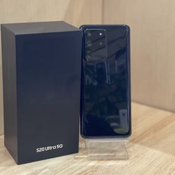 S20 Ultra 5G 128GB Black Factory Unlocked Used Like New