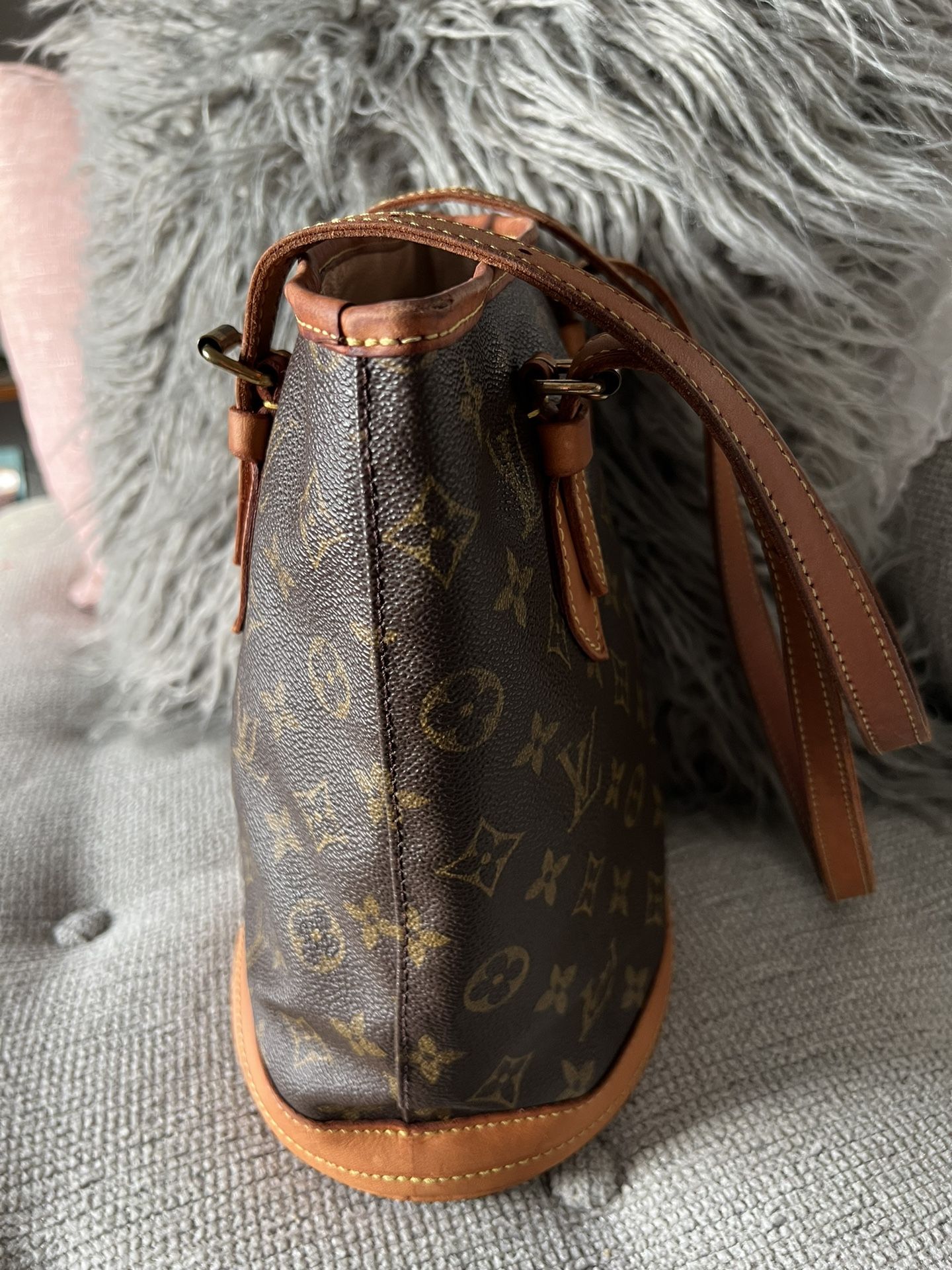 Louis Vuitton Vintage - Monogram Petit Bucket - Brown - Monogram