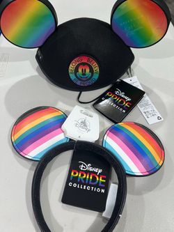 Pride Disney ears and hat