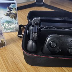 Nintendo Switch V1 w/ Zelda BOTW & TOTK
