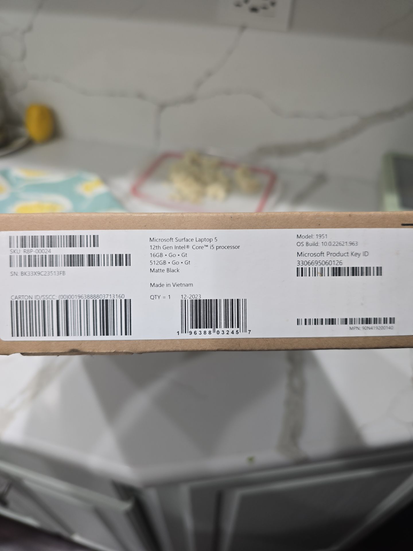 Brand New in box Surface laptop 5. $400