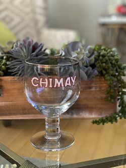 Chimay Beer Glass.