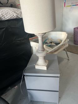 Pair of Faux Stone Table Lamps