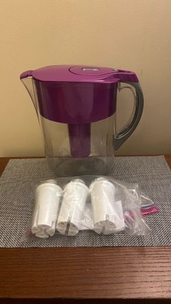 10-Cup Brita Grand Water Filter Pitcher with 3 Filters
