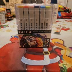 Blick Studio Brush Markers 48 Count