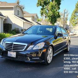 2013 Mercedes Benz  E 350 