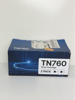 TN760 Toner Replacement for Brother TN 760 TN730 TN-730 TN760/TN730 High 2 Pack