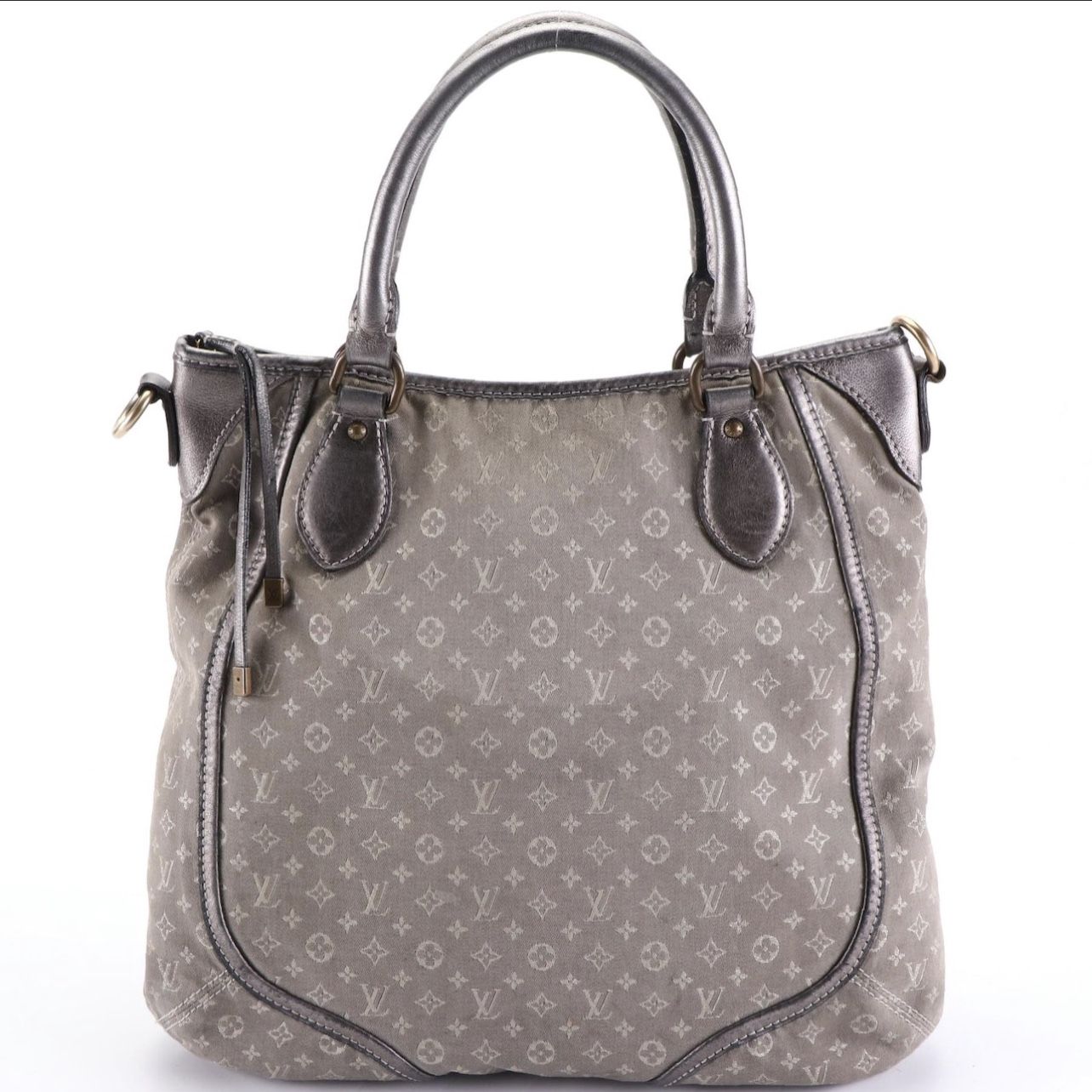 Louis Vuitton Besace Angele Bag in Platine Mini Lin Monogram with Box