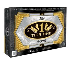 2025 Topps Tier One Baseball Hobby Box 