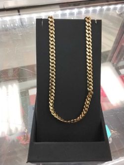 Yellow Gold 10k (.417) 21.6 grams 18 inch
