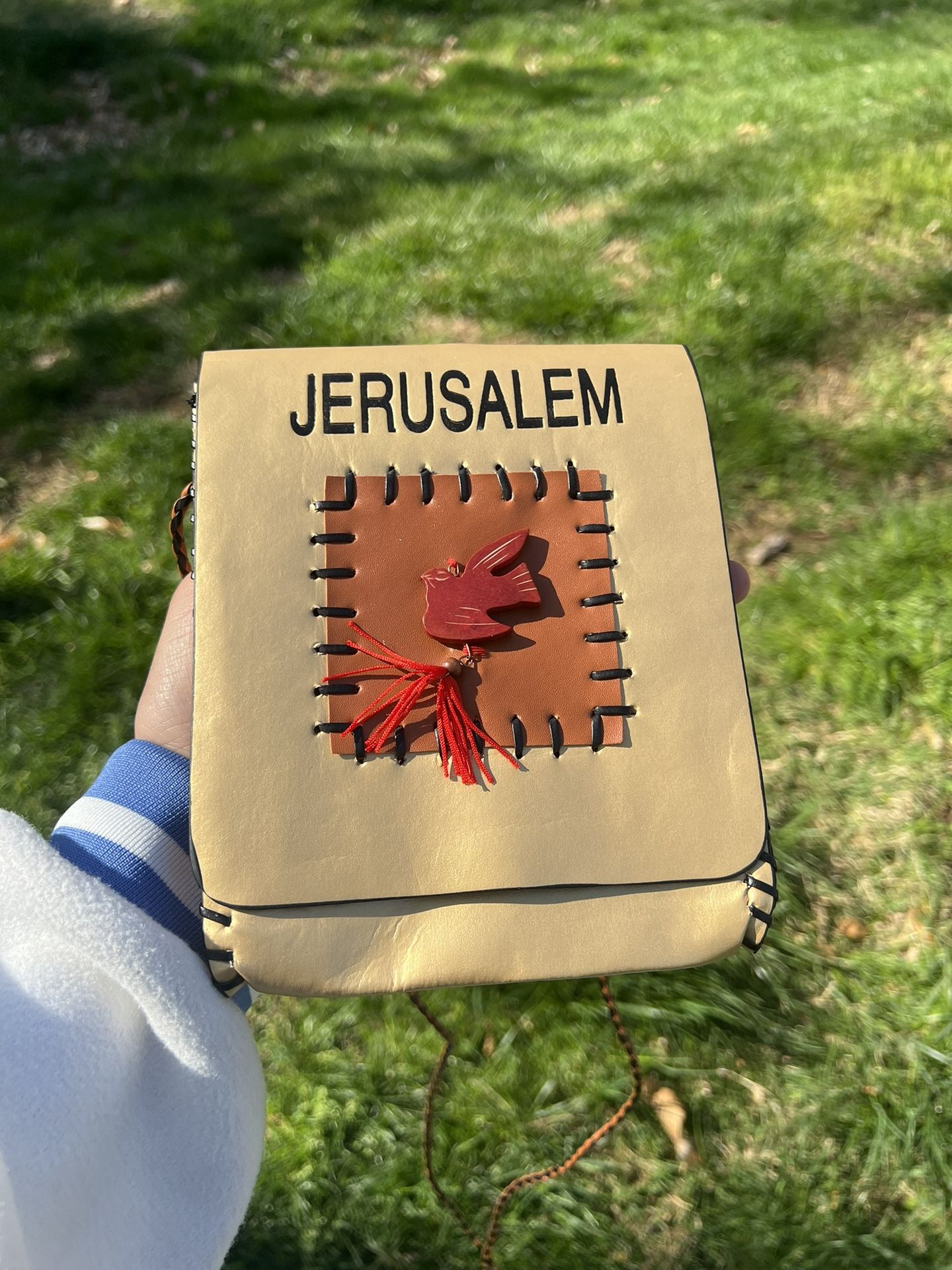 Handmade Jerusalem Leather Pouch