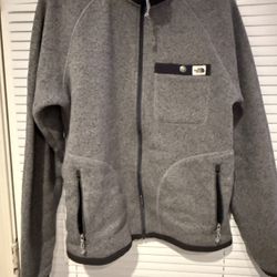 Men’s Sweater North Face Grey New 