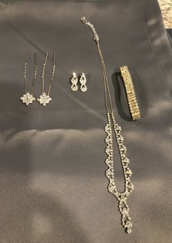 Necklace, Earrings And Bracelet Set
