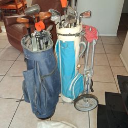 2 Sets Of Golf Clubs