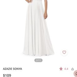 Beautiful ivory wedding Dress From Azazi